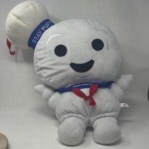 Ghostbusters Stay Puft Marshmallow Man Large Plush 23" White Mattel